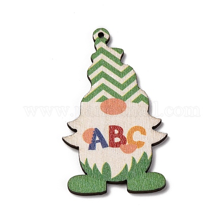 Печатные подвески дерева WOOD-B009-02E-1