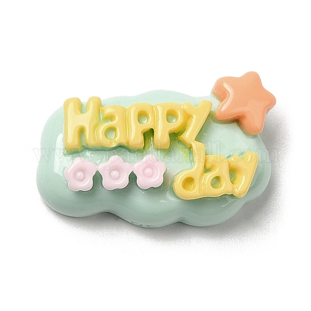 Непрозрачные кабошоны из смолы RESI-K026-01F-1