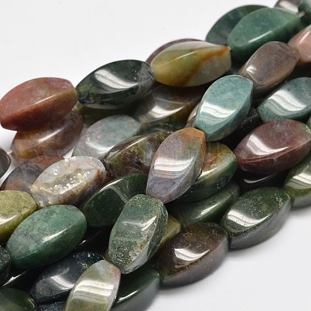 Natural Indian Agate Bead Strands G-M258-05-1