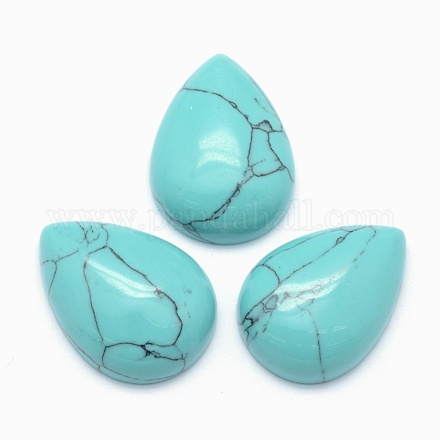 Synthetic Turquoise Cabochons G-E491-B-09-1
