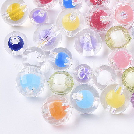 Perles en acrylique transparente TACR-N009-20-1