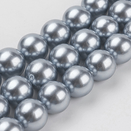 Chapelets de perles de coquille BSHE-K011-7mm-MA736-1
