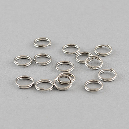 304 anelli portachiavi in ​​acciaio inox STAS-Q186-01-8mm-1