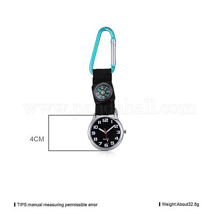 単純な合金の腕時計  クォーツ時計  コンパス  ライトブルー  50x20mm RCP-BB22942-7-1