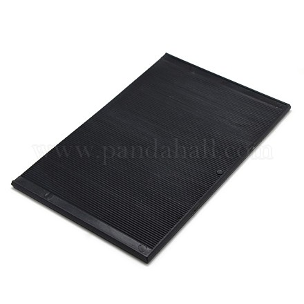 Mostra di gioielli nero scheda base in plastica per la raccolta di strass ODIS-M001-180mm-01-1