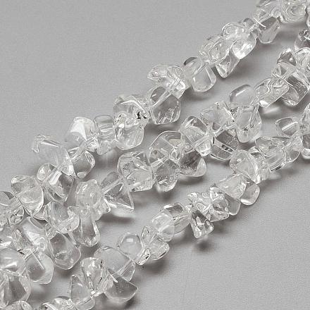 Chapelets de perles en cristal de quartz naturel G-R439-20A-1