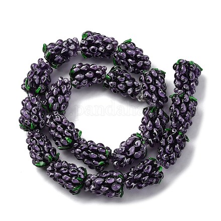 Фруктовая серия бусины ручной работы лэмпворк LAMP-R003-04D-1