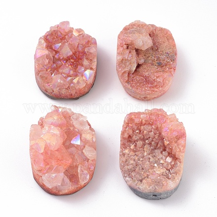 Perles de quartz teintées naturellement par électrolyse G-I251-06-1