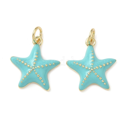 Латунь эмаль подвески KK-P326-13B-G-1