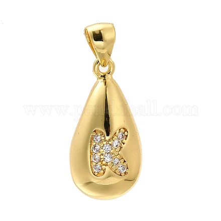 Стойки обшивки латунь микро проложить Циркон подвеску KK-L226-102G-K-1