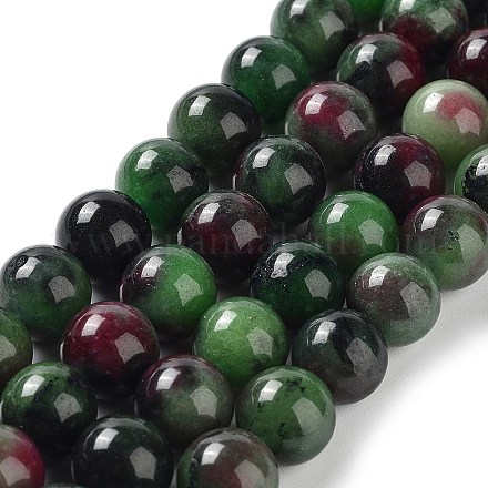 Gefärbte natürliche malaysia jade perlen stränge G-G021-02C-06-1