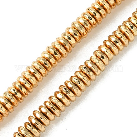 Гальванические нити из синтетических немагнитных гематитовых бусин G-H020-E01-03-1