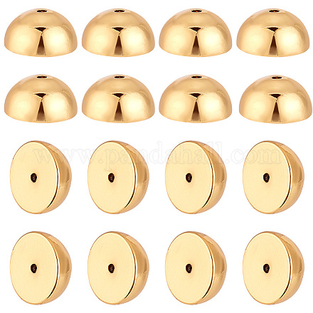 8 шт. Латунные гайки для ушей KK-PH0006-49-1