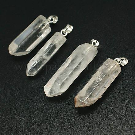 Natural Crystal Pendants G-F140-01-1