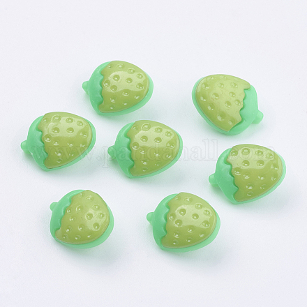 Boutons de fraises en acrylique X-BUTT-E025-08-1