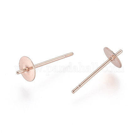 Accessoires de puces d'oreilles en 304 acier inoxydable STAS-D448-089RG-5mm-1
