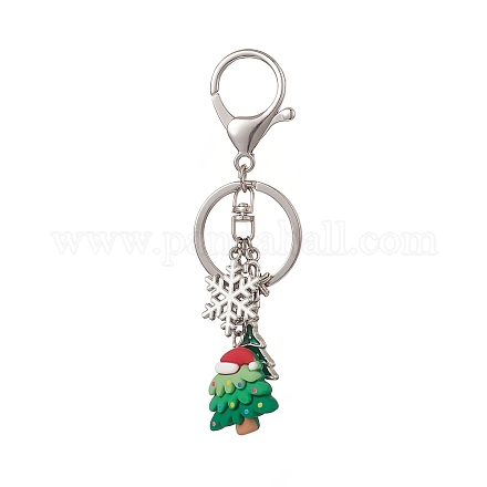 Schlüsselanhänger aus Kunstharz mit Weihnachtsmotiv KEYC-TA00010-1