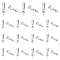 UNICRAFTALE 60pcs 2 Sizes Stainless Steel Peg Bails Pendants Pinch Charm Connector 1mm Pin Pendant Bails Clasps for Half Drilled Beads Jewelry Making, Stainless Steel Color