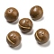 Opaque Resin Decoden Cabochons, Imitation Nut, Macadamia Nuts, Camel, 22~23x22mm