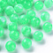Acrylic Beads, Imitation Gemstone, Round, Medium Spring Green, 10mm, Hole: 1.6mm, about 1000pcs/500g