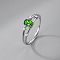 925 Silver Adjustable Natural Opal Ring for Women, Perfect Date Gift