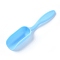 Plastic Shovel Scoops, Planting/Transplanting Gardening Tool, for Indoor Miniature Garden Plant, Blue, 147x26.5x18.5mm