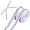 Polyester Ribbon, Gift Accessories, Baseball, 3/8 inch(10mm)
