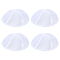 Polyester Hat, Half Round, White, 160x1.5mm