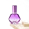 Rhombus Glass Spray Bottle, for Essential Oils, Perfume, Dark Orchid, 4.5x7cm, Capacity: 12ml(0.41fl. oz)
