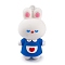 Doll PVC Plastic Pendants, Rabbit, 52x26.5x23mm, Hole: 3mm