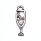 Antique Silver Goblet Tibetan Style Alloy Pendants X-TIBEB-A14225-AS-LF-1