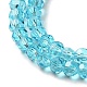Chapelets de perles en verre transparente   EGLA-A035-T3mm-D08-4
