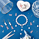 Kit per la creazione di braccialetti in quarzo rosa naturale fai da te nbeads DIY-NB0006-31-4