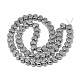 Electroplate Non-magnetic Synthetic Hematite Beads Strands G-T057-10H-2