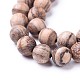 Brins de perles de bois d'aigle naturel X-WOOD-F008-06-C-3
