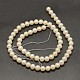 Fili di perle di perle d'acqua dolce coltivate naturali PEAR-F001-21-01-3