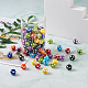 Cheriswelry 120pcs 8 Farben undurchsichtige Harzperlen RESI-CW0001-06A-4