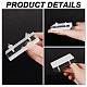 Подставки для прозрачных акриловых и пластиковых колец ODIS-WH0061-63-4