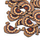 Cabochon in legno di tiglio stampato WOOD-S045-081B-1