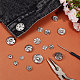UNICRAFTALE 75 Sets 5 Style 202 Stainless Steel Sew-On Snap Buttons Metal Clothing Snaps Sewing Snaps Sewing Buttons for Sewing Clothing Coats Dress Sweater Crafts DIY Jewelry BUTT-UN0001-20-3