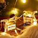 Cajas de regalo cuadradas de acrílico transparente para dulces CON-WH0088-15B-5