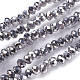 Chapelets de perles en verre électroplaqué EGLA-R080-4mm-04-1