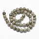Chapelets de perles en labradorite naturelle  X-G-D840-10-8mm-2