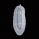 Bandeja de joyería de plumas moldes de silicona AJEW-WH0022-07-2