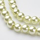 Chapelets de perles en verre nacré HY-6D-B04-2