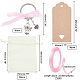 PandaHall Elite DIY Angel Series Keychain Gift Kits DIY-PH0001-15-2