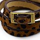 Fashionable Leather Watch Bracelets WACH-J005-01-3