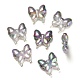Placage uv perles acryliques irisées arc-en-ciel X-OACR-G012-09-2