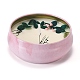 Velas de hojalata con estampado de unicornio rosa DIY-P009-A03-2
