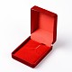 Boîtes à bijoux rectangle anneau de velours OBOX-F002-32-2